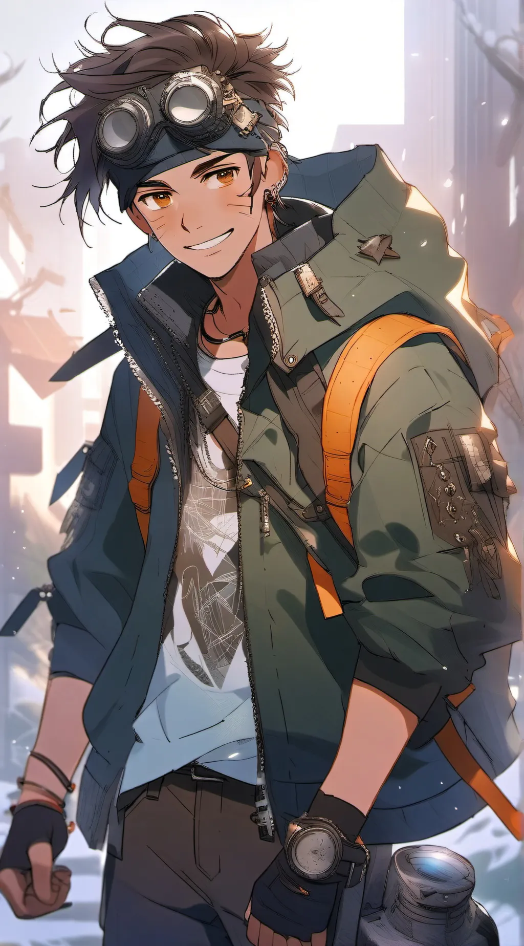 ai character: Riley Gage background