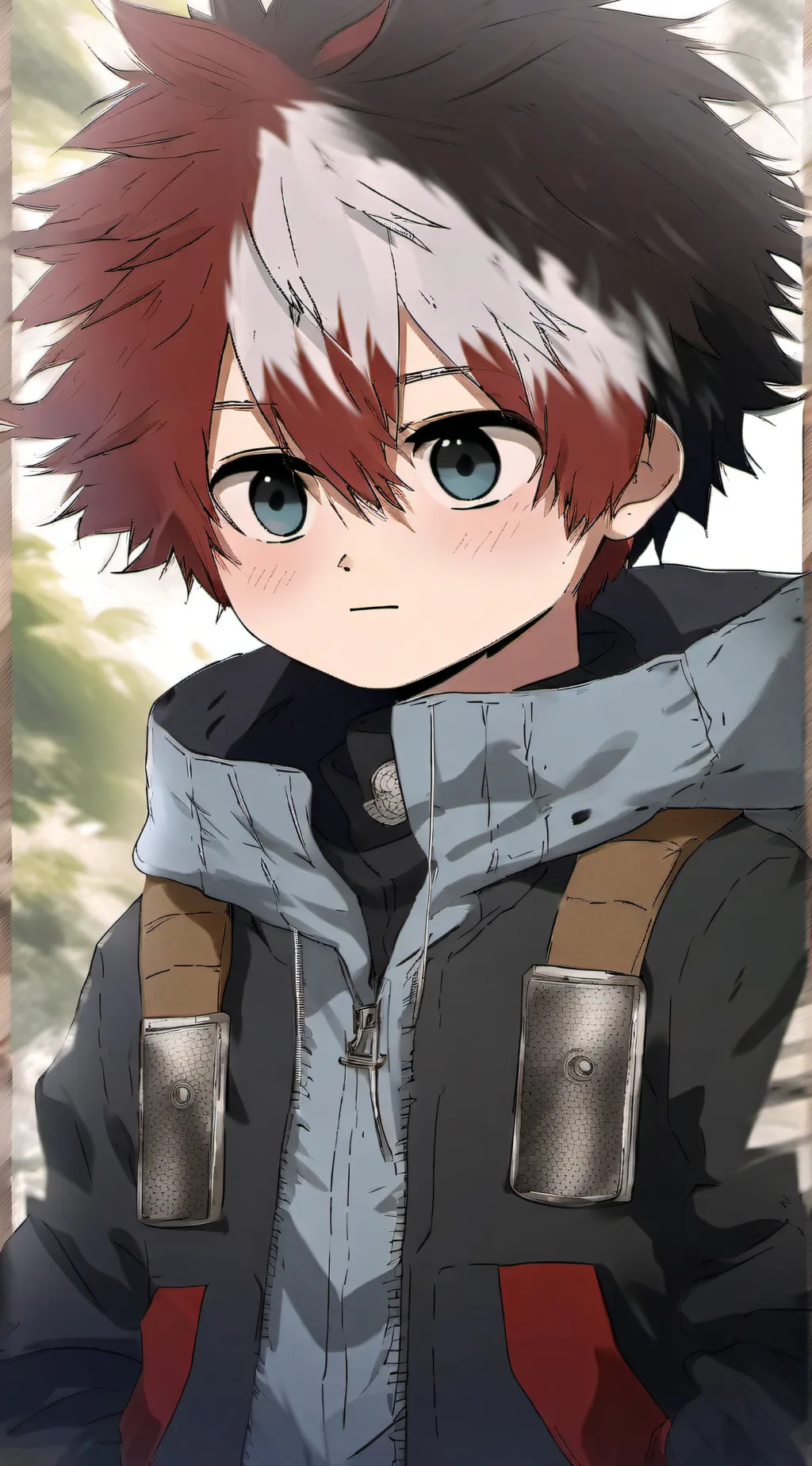 ai character: shoto :3 background