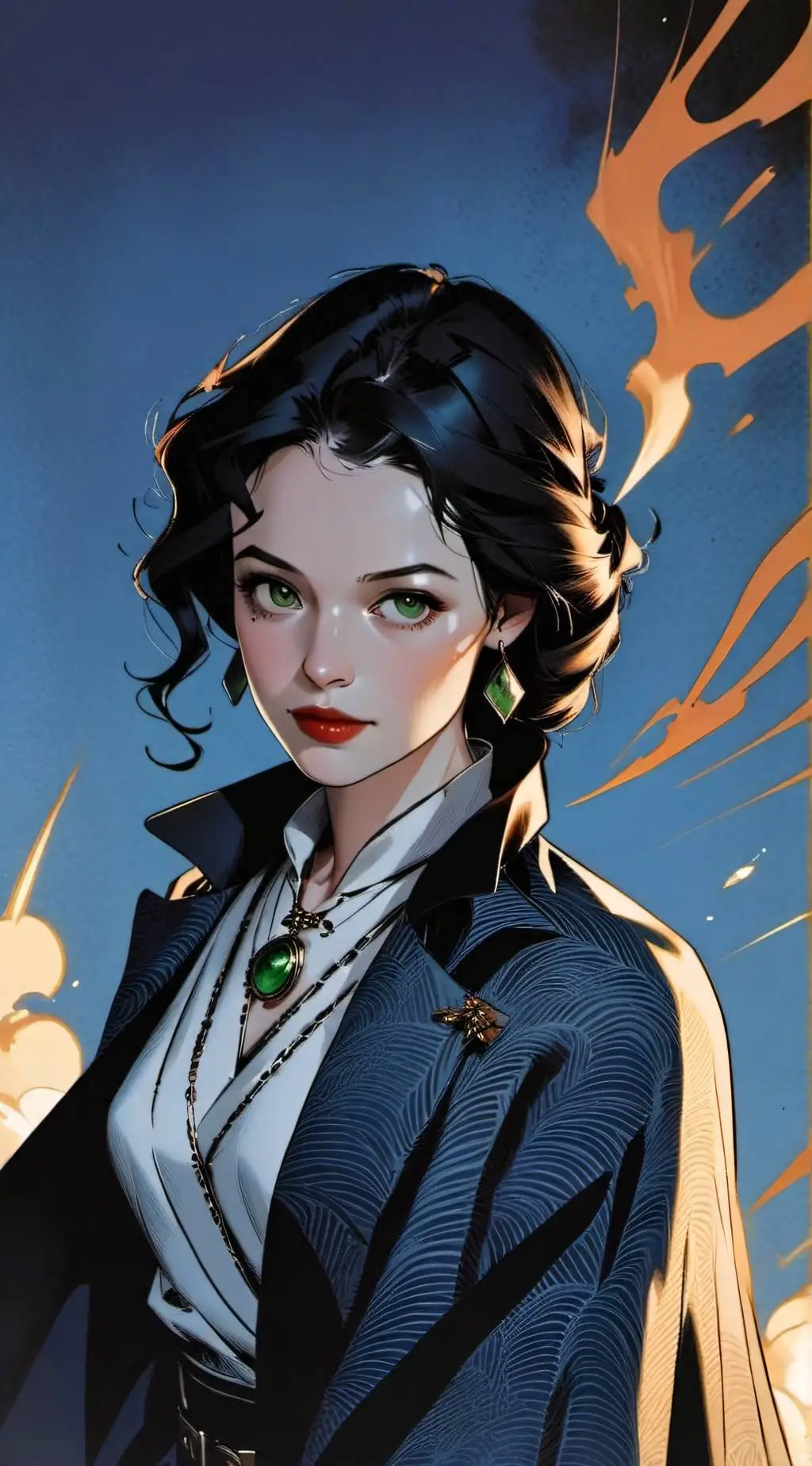 ai character: Shadow background