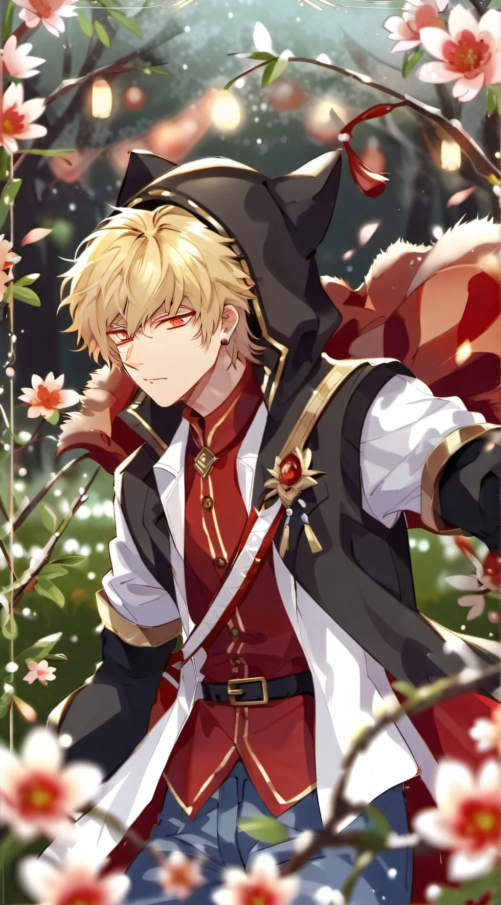 ai character: MHA Halloween  background