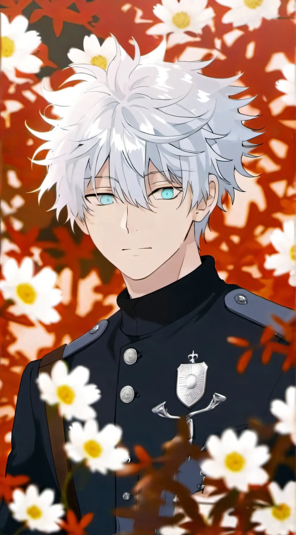 ai character: satoru gojo background