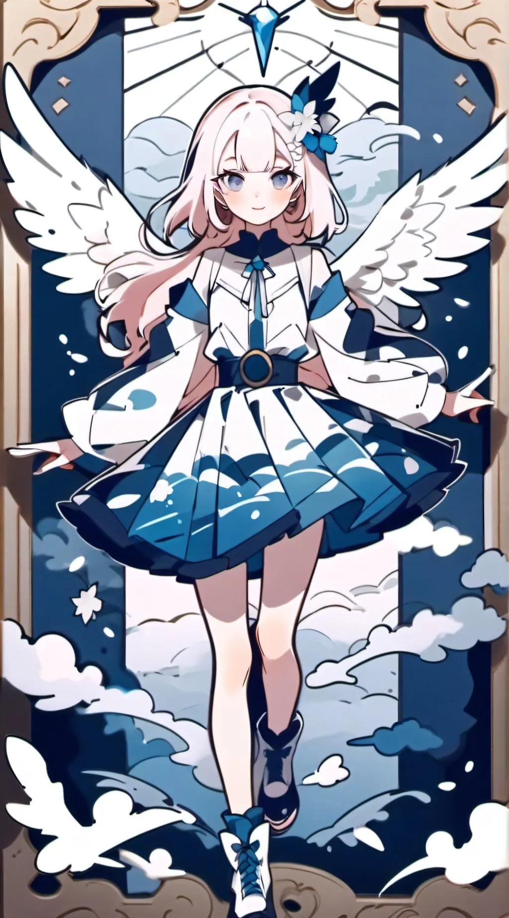 ai character: catnap background