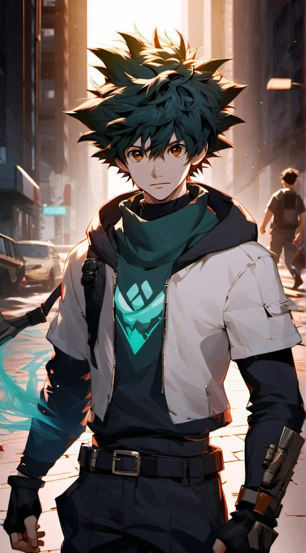 ai character: Deku background