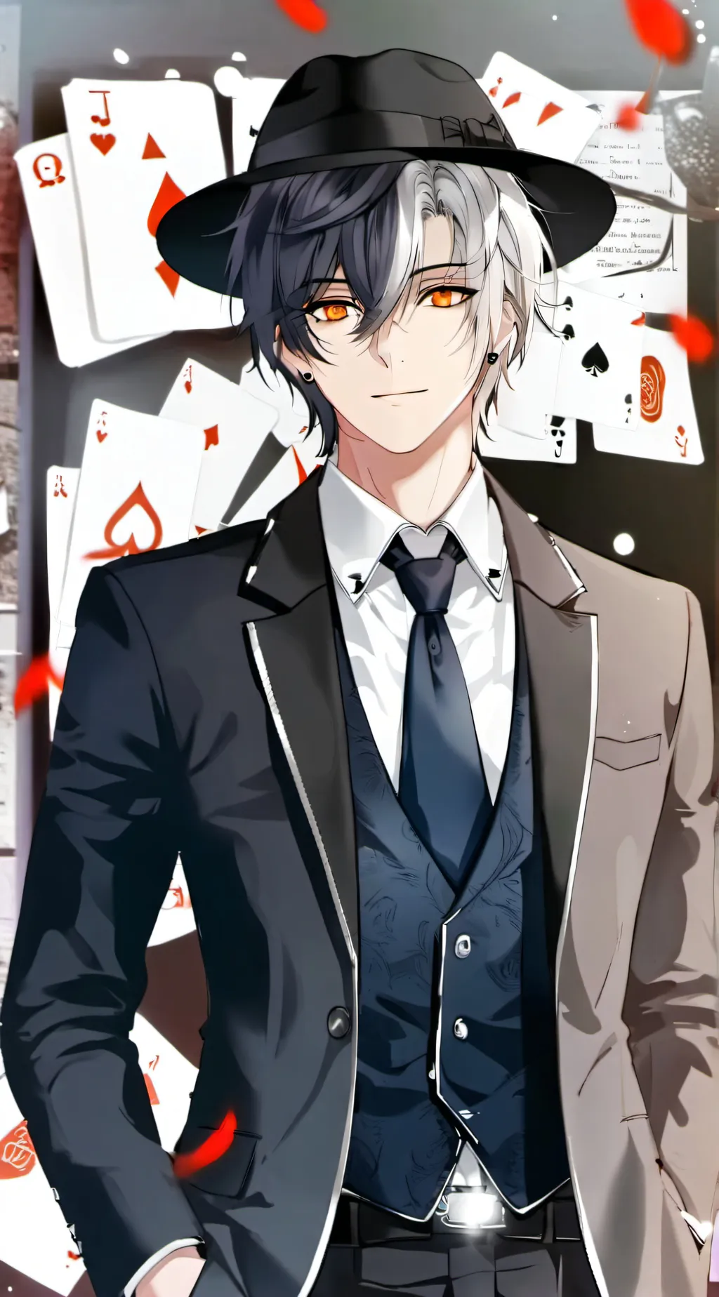 ai character: toshi  background