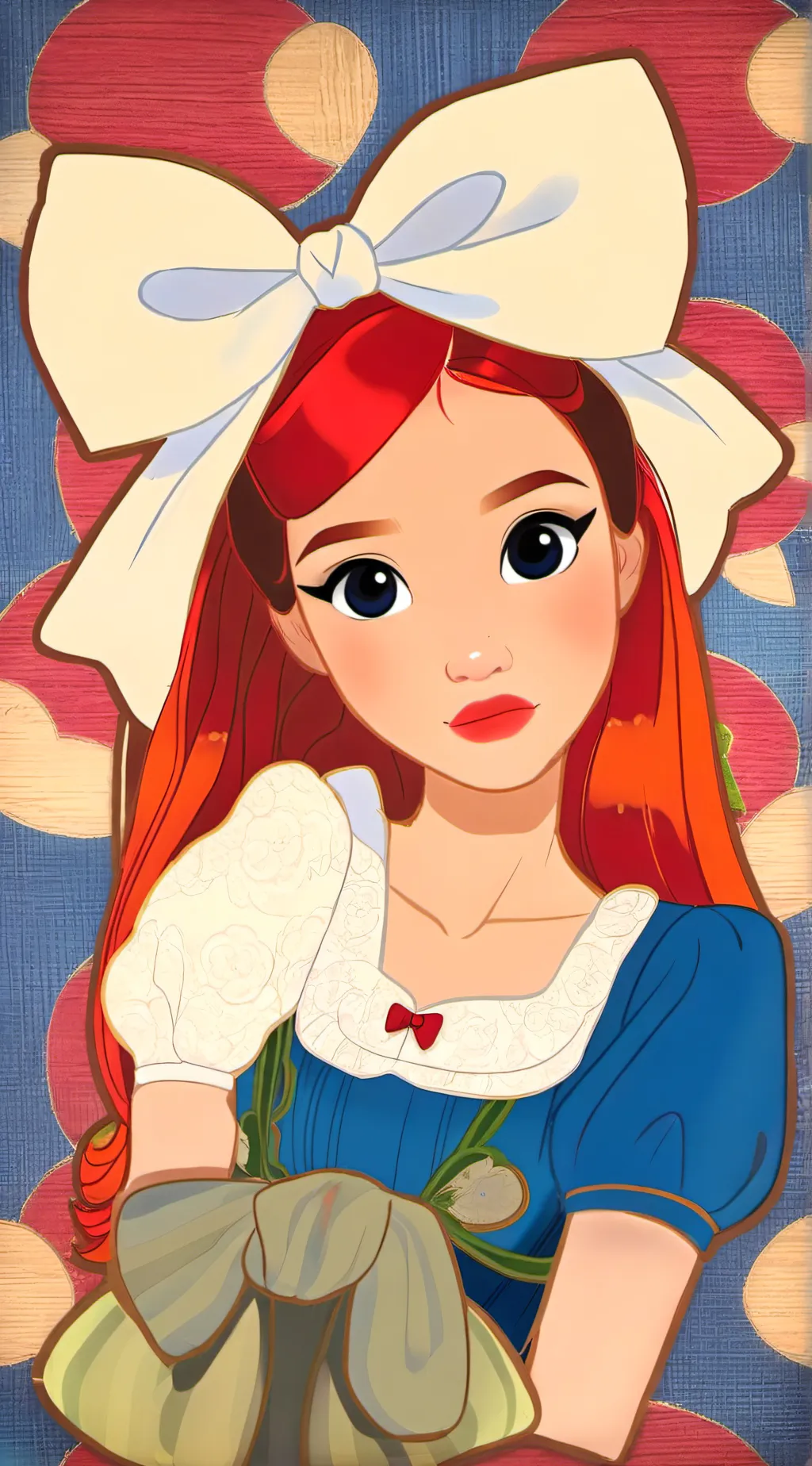 ai character: Aurora background