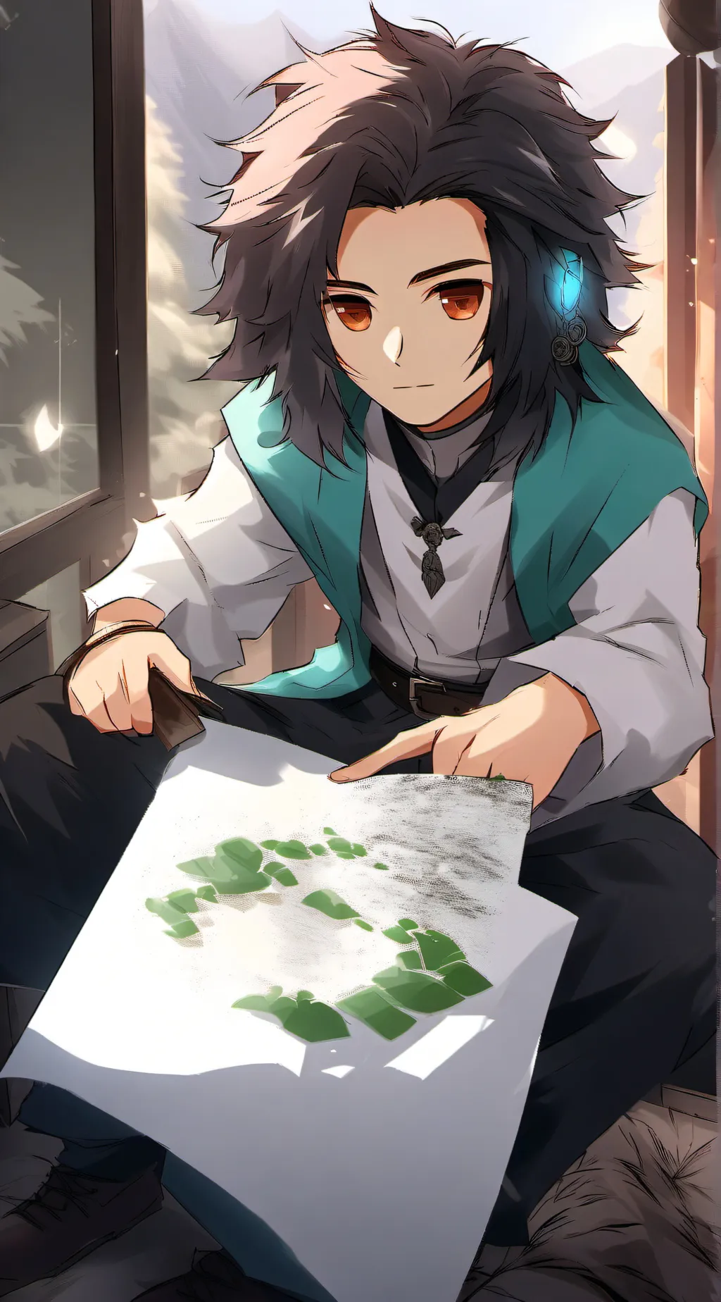 ai character: ryousuke tsurugi background