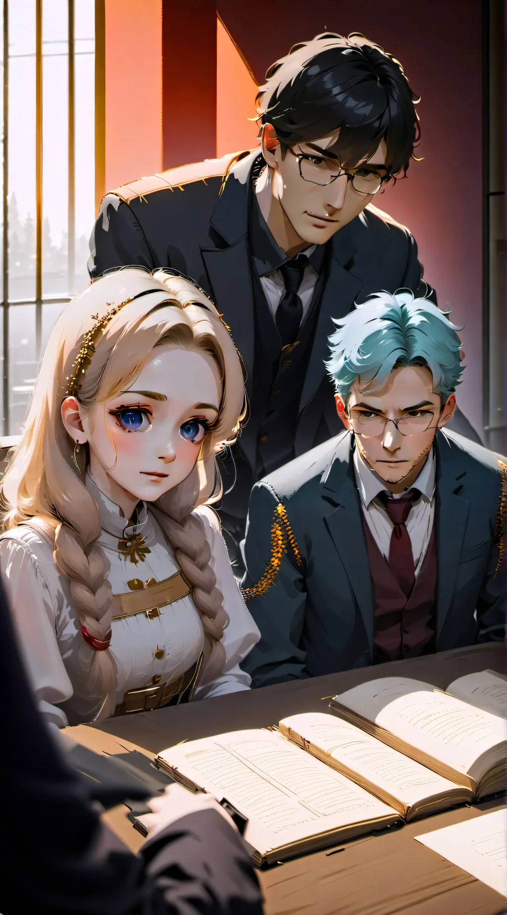 ai character: эрика background