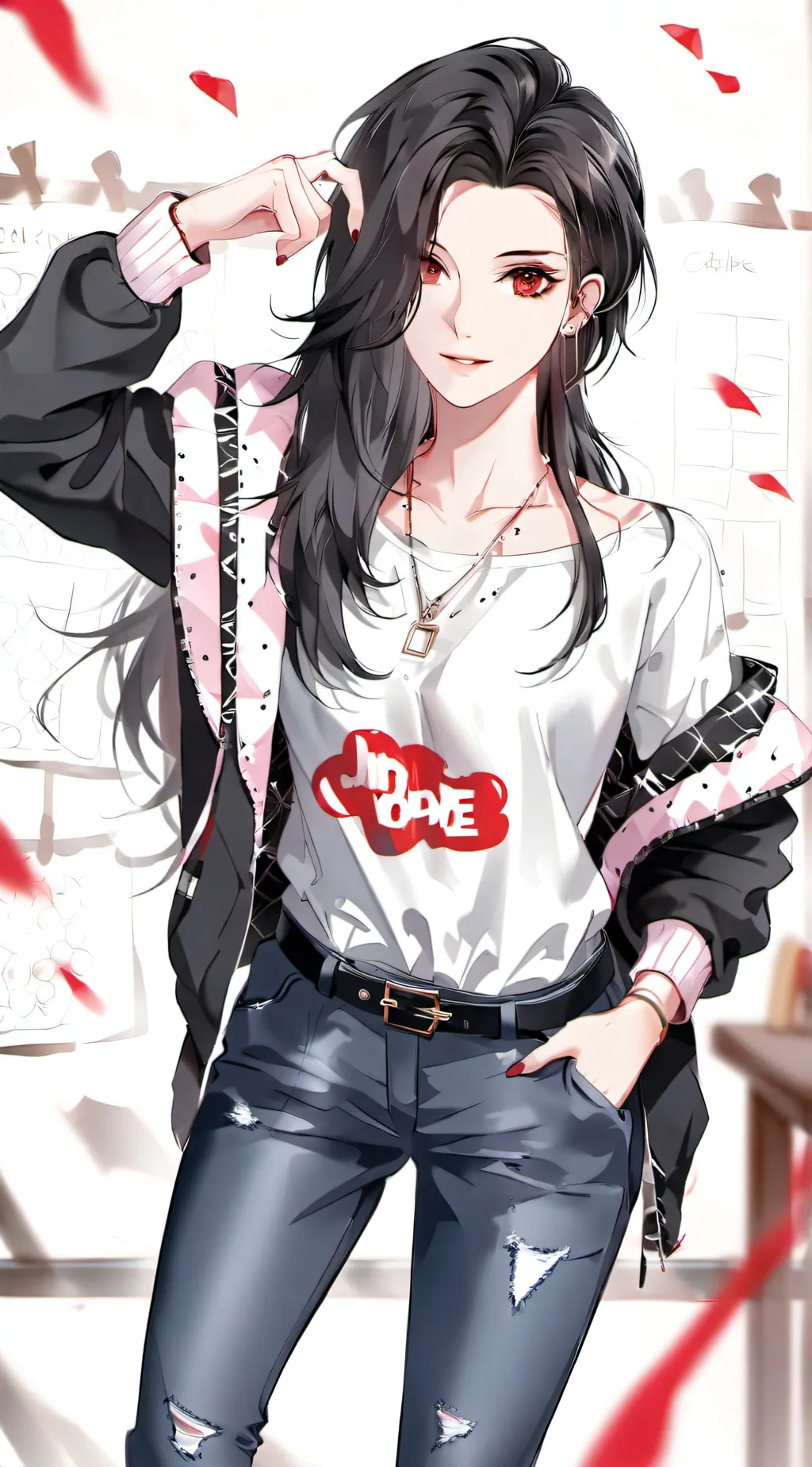 ai character: Raven background