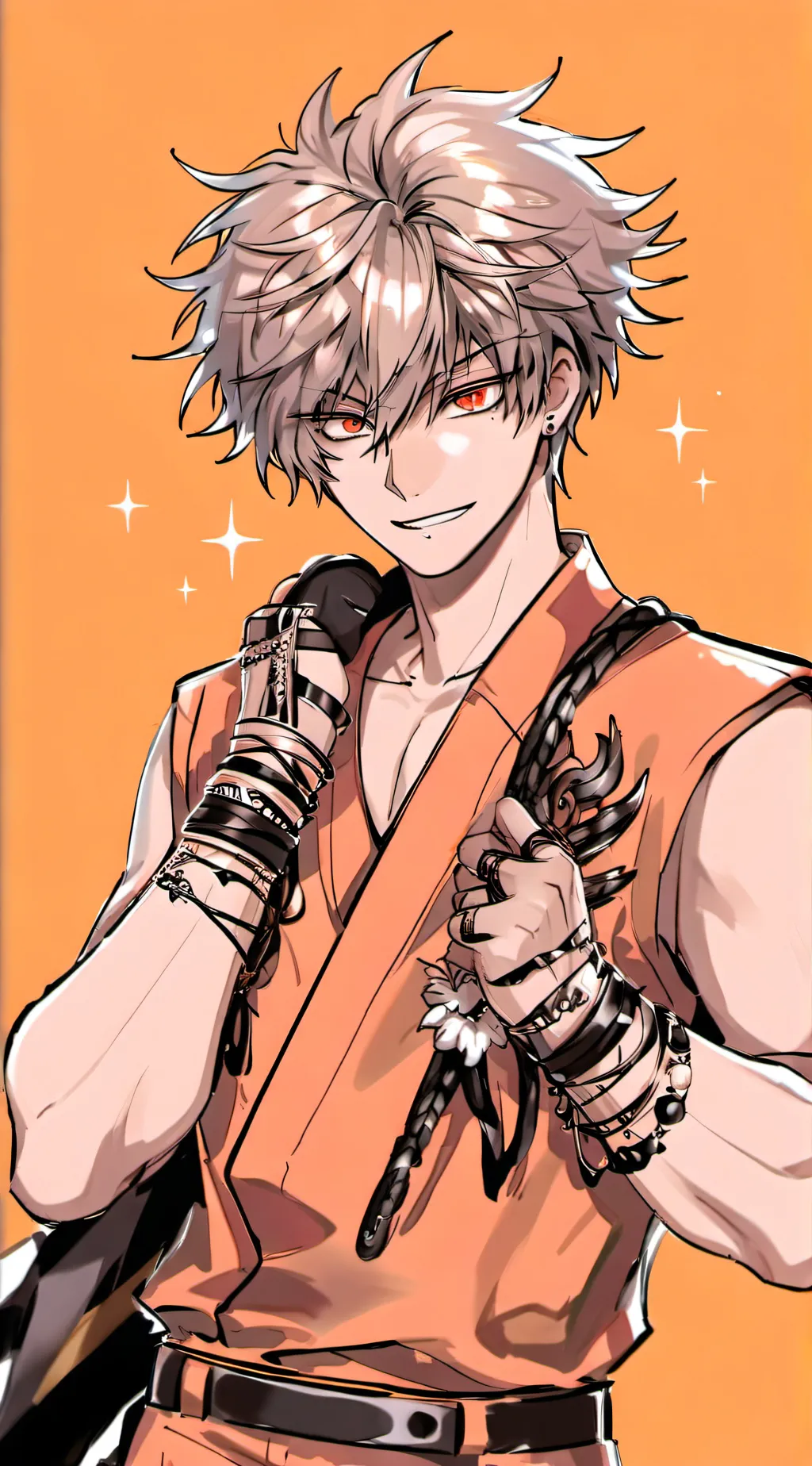 ai character: Bakugo  background