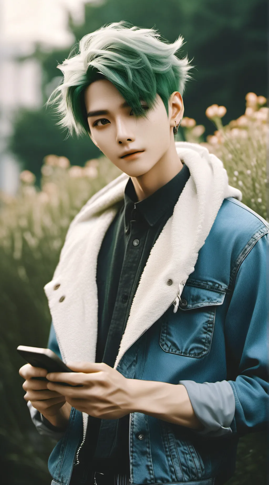 ai character: Deku  background