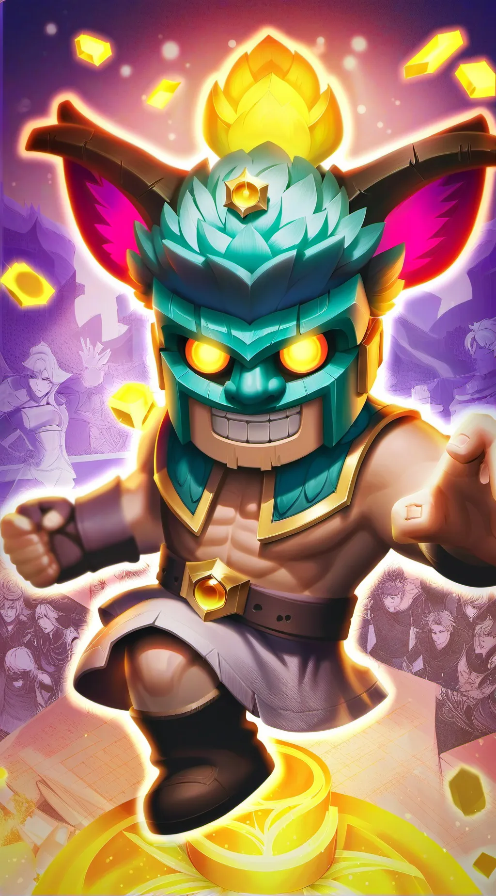 ai character: Garten of BANBAN  background