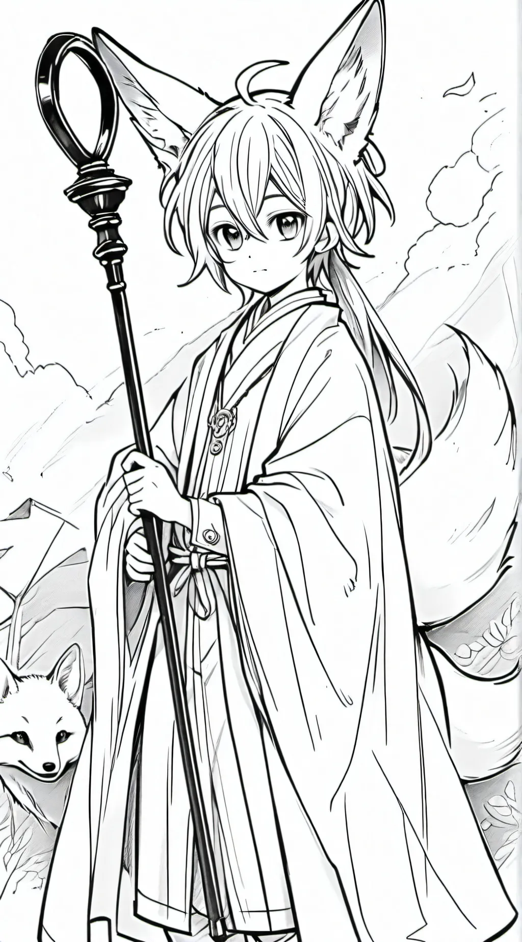 ai character: Monk Rafie background