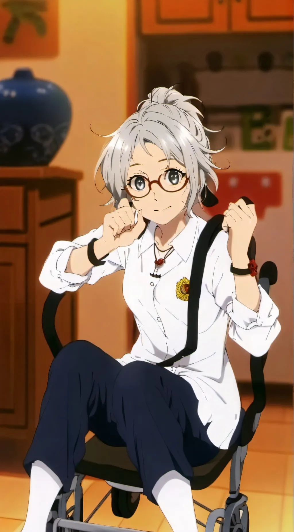 ai character: auntie background