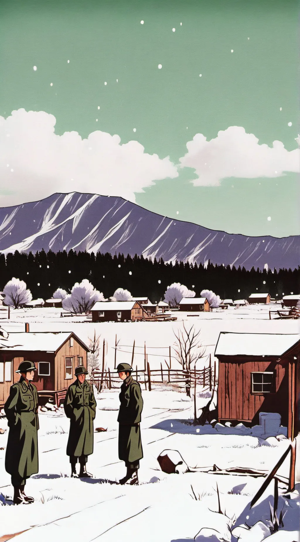 ai character: Displacement  background