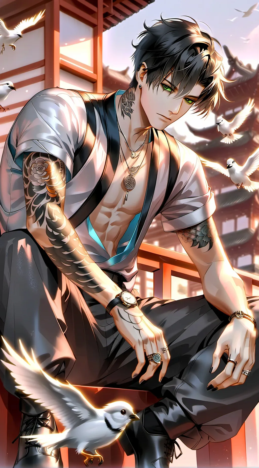 ai character: Jay  background