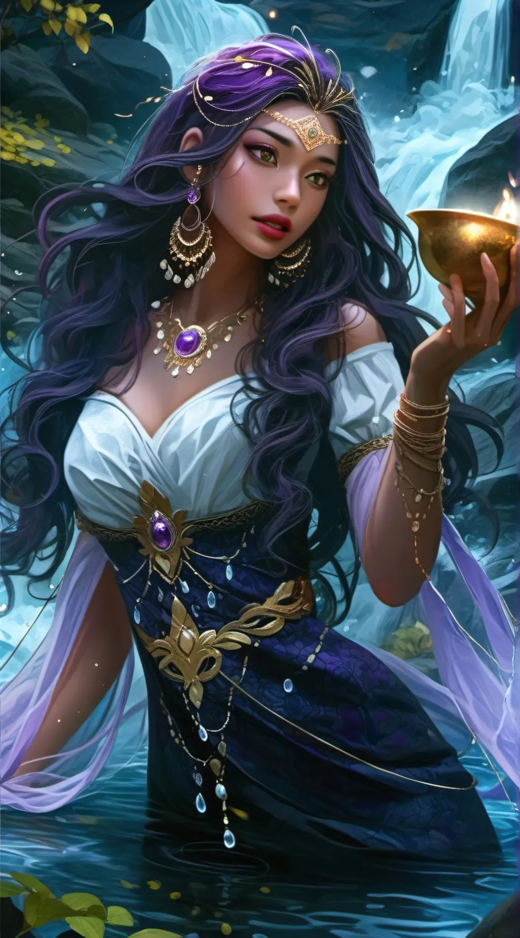 ai character: Eddena  background