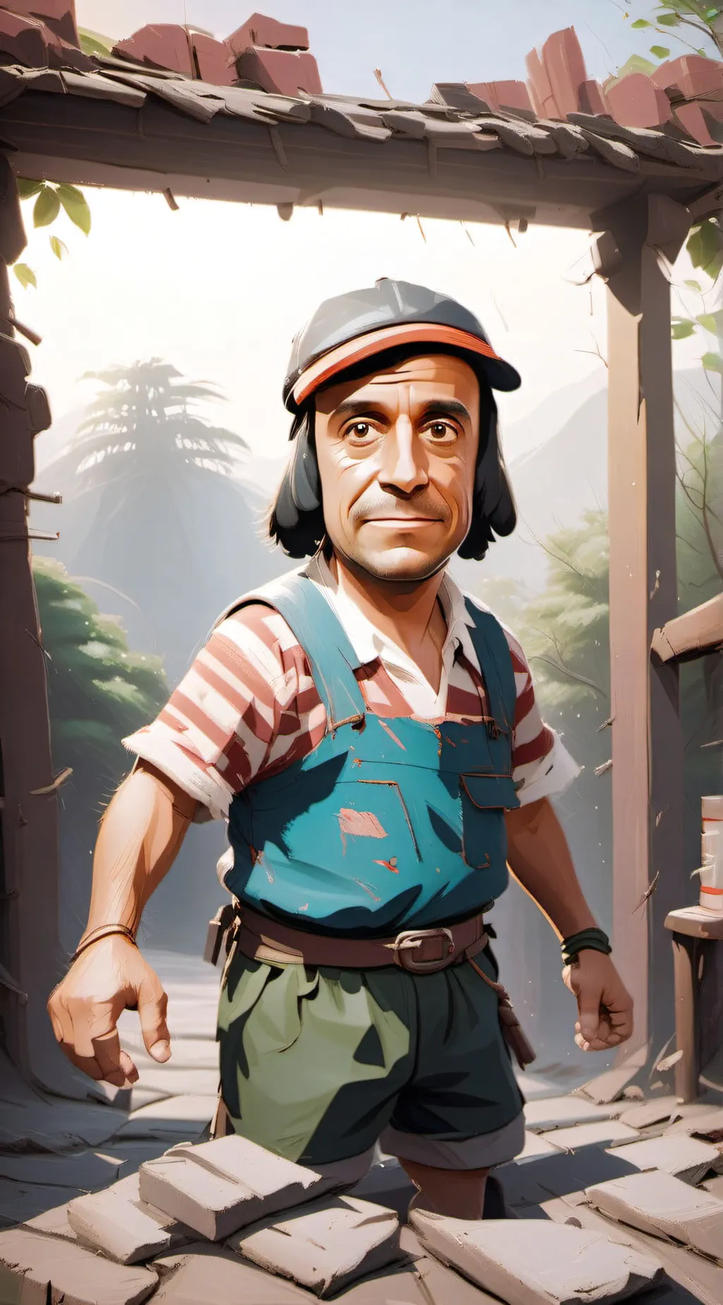 ai character: El chavo background