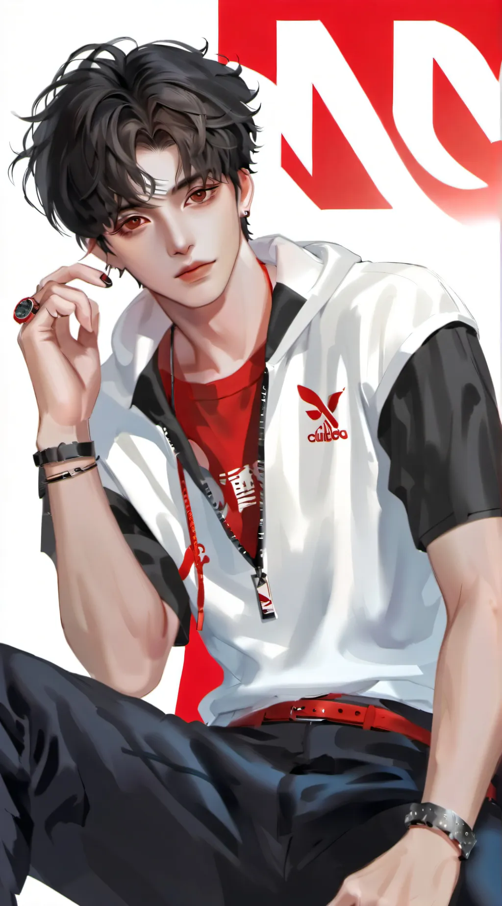 ai character: Mark background