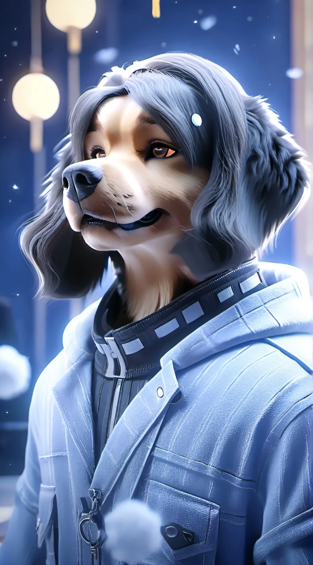 ai character: SC FC SLEEPOVER background