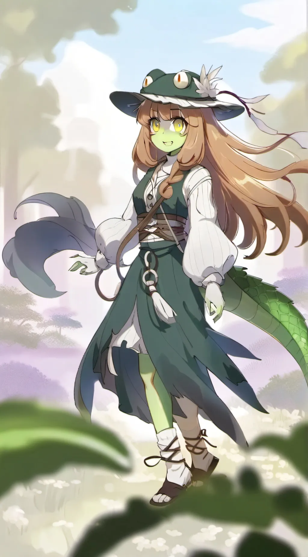 ai character: Lizra  background