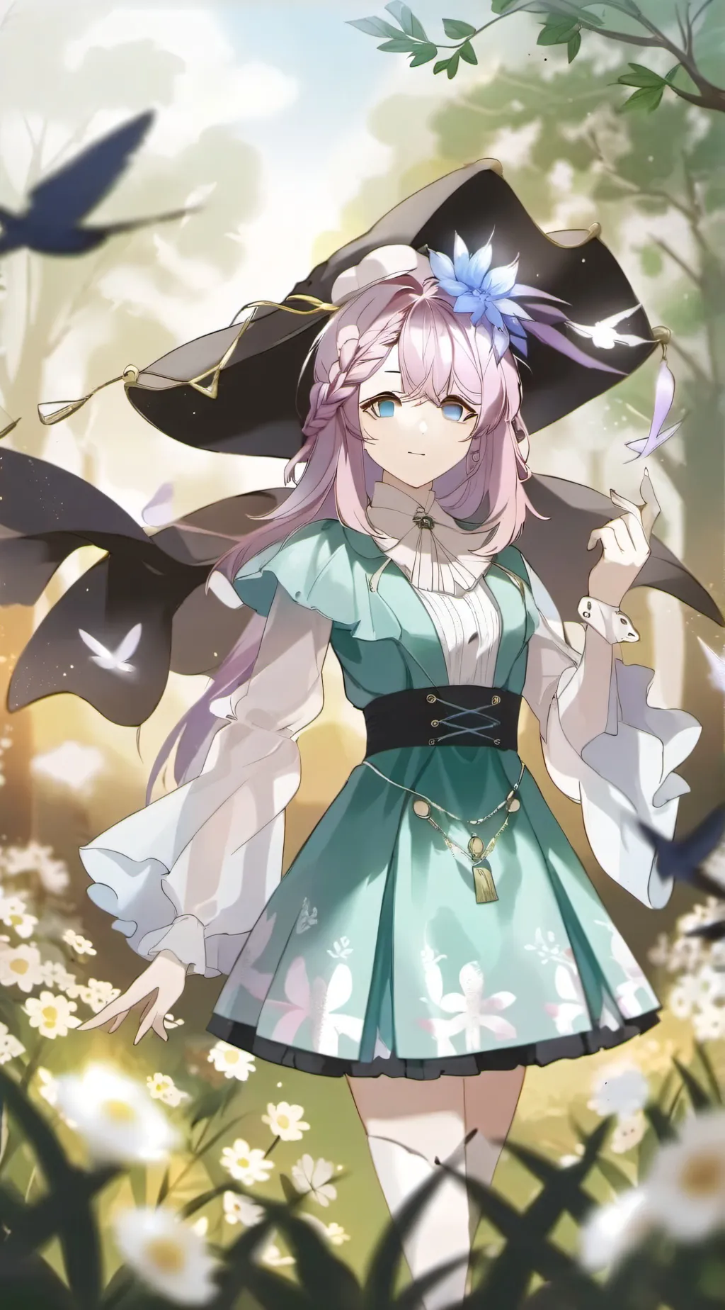 ai character: Zoey background