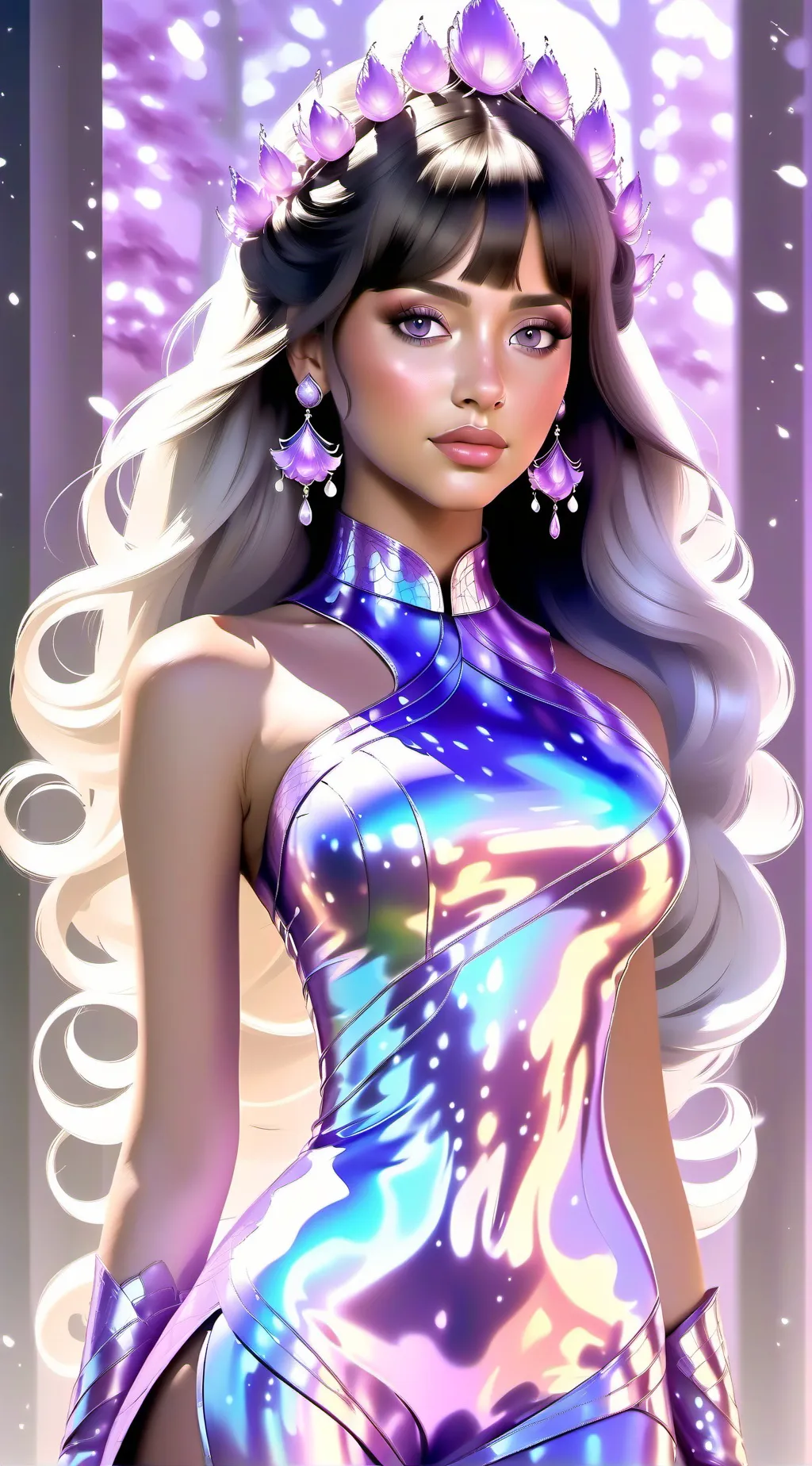ai character: Melanie  background