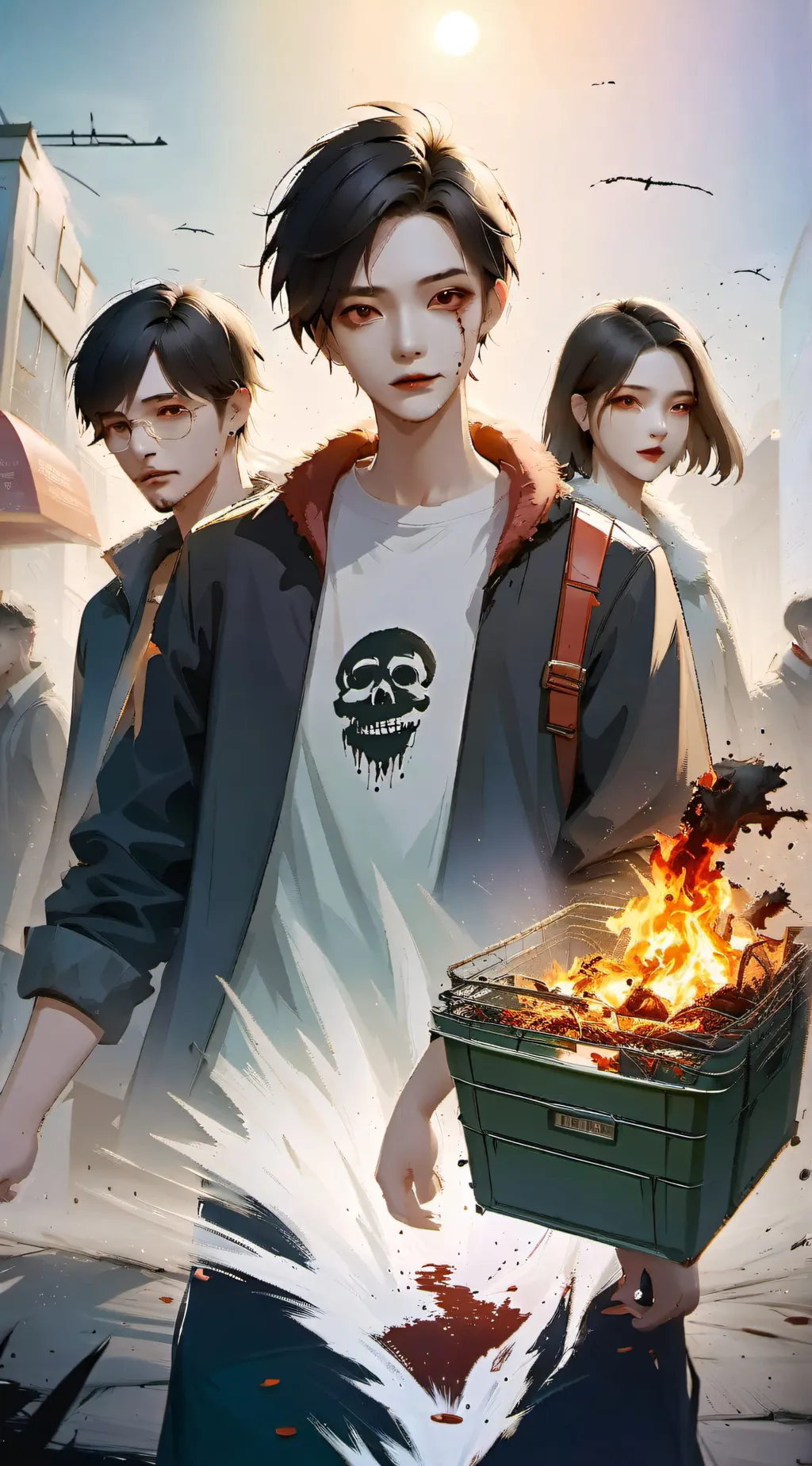 ai character: Zombie Apocalypse background