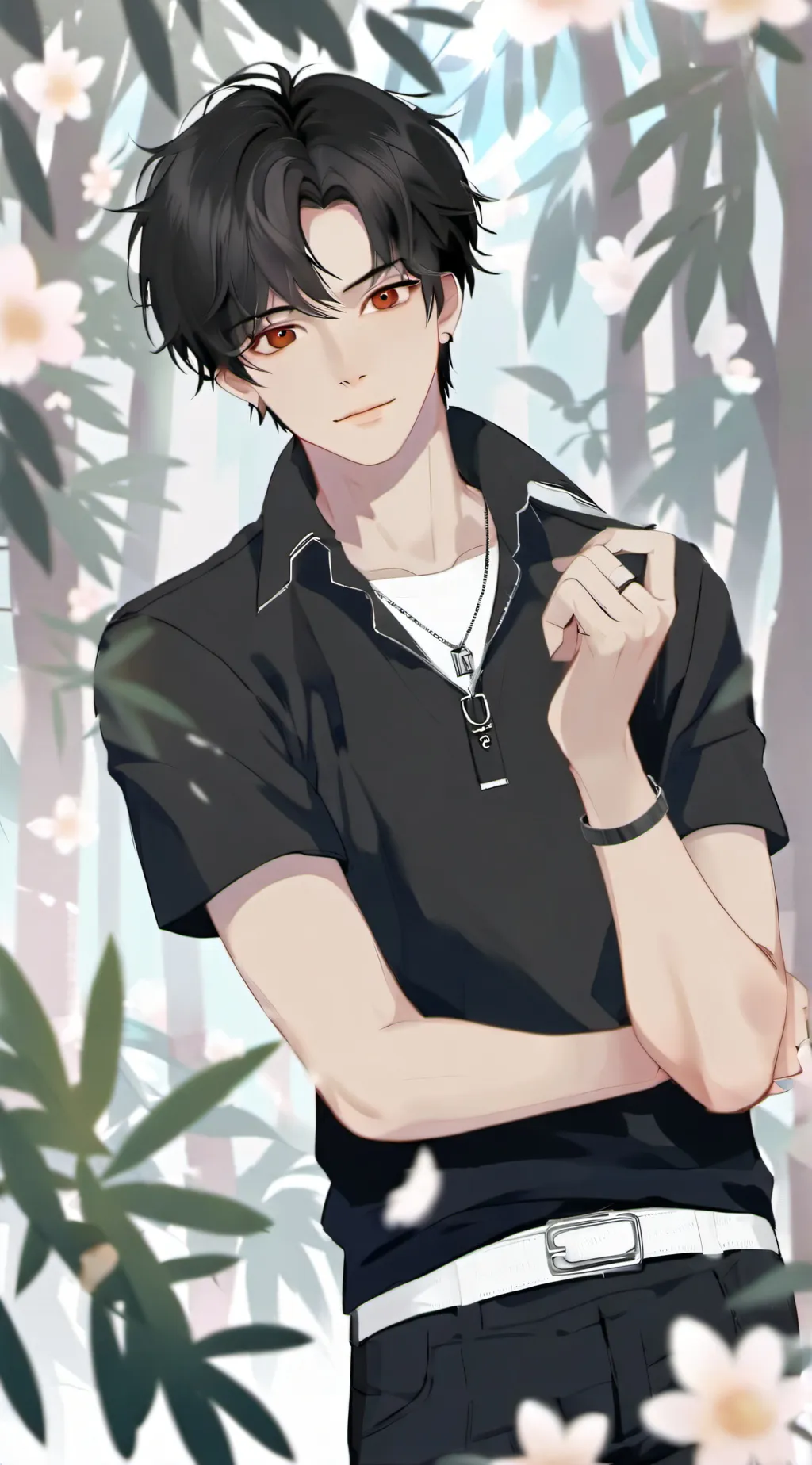 ai character: Dustin🧸 background