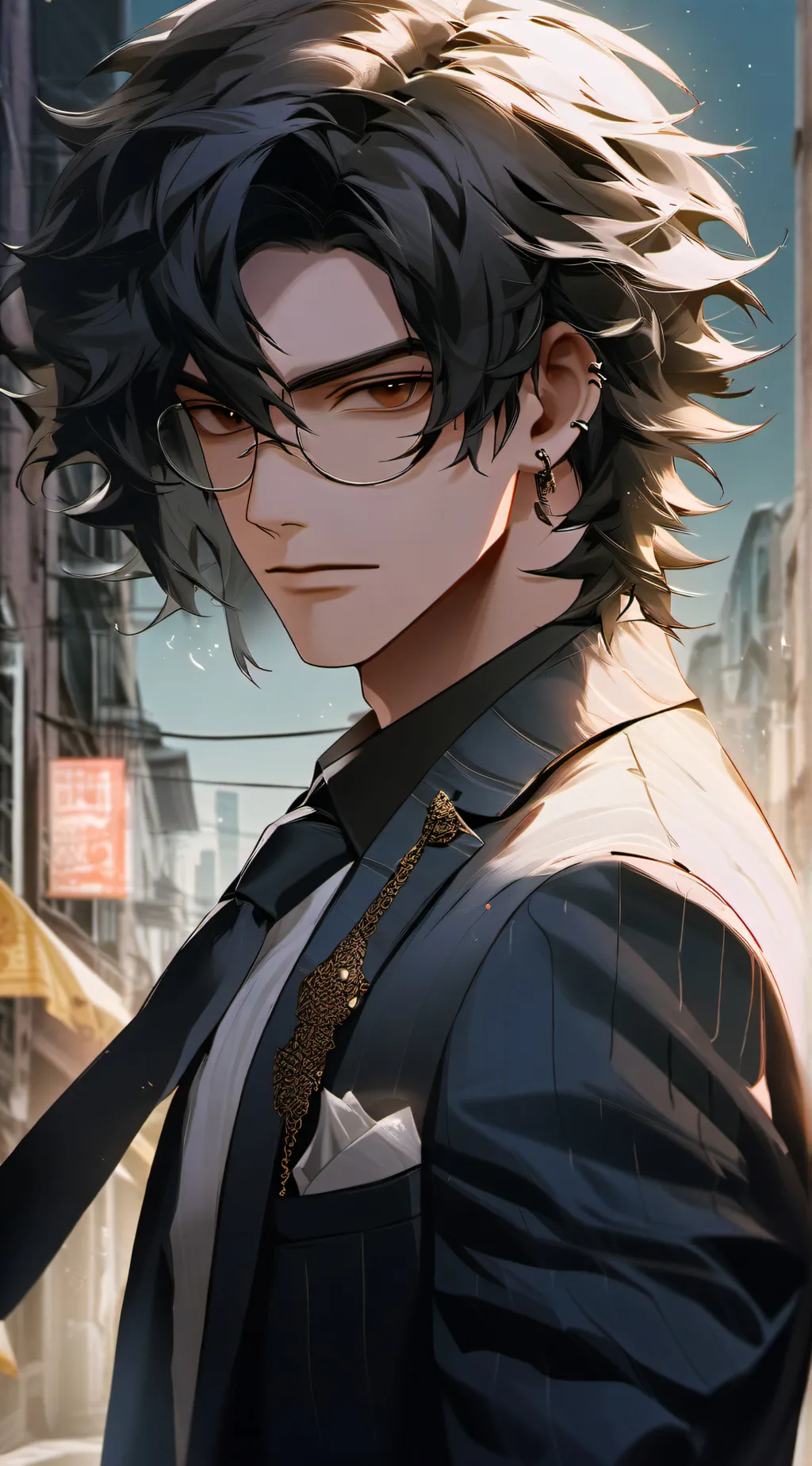 ai character: Xavier  background