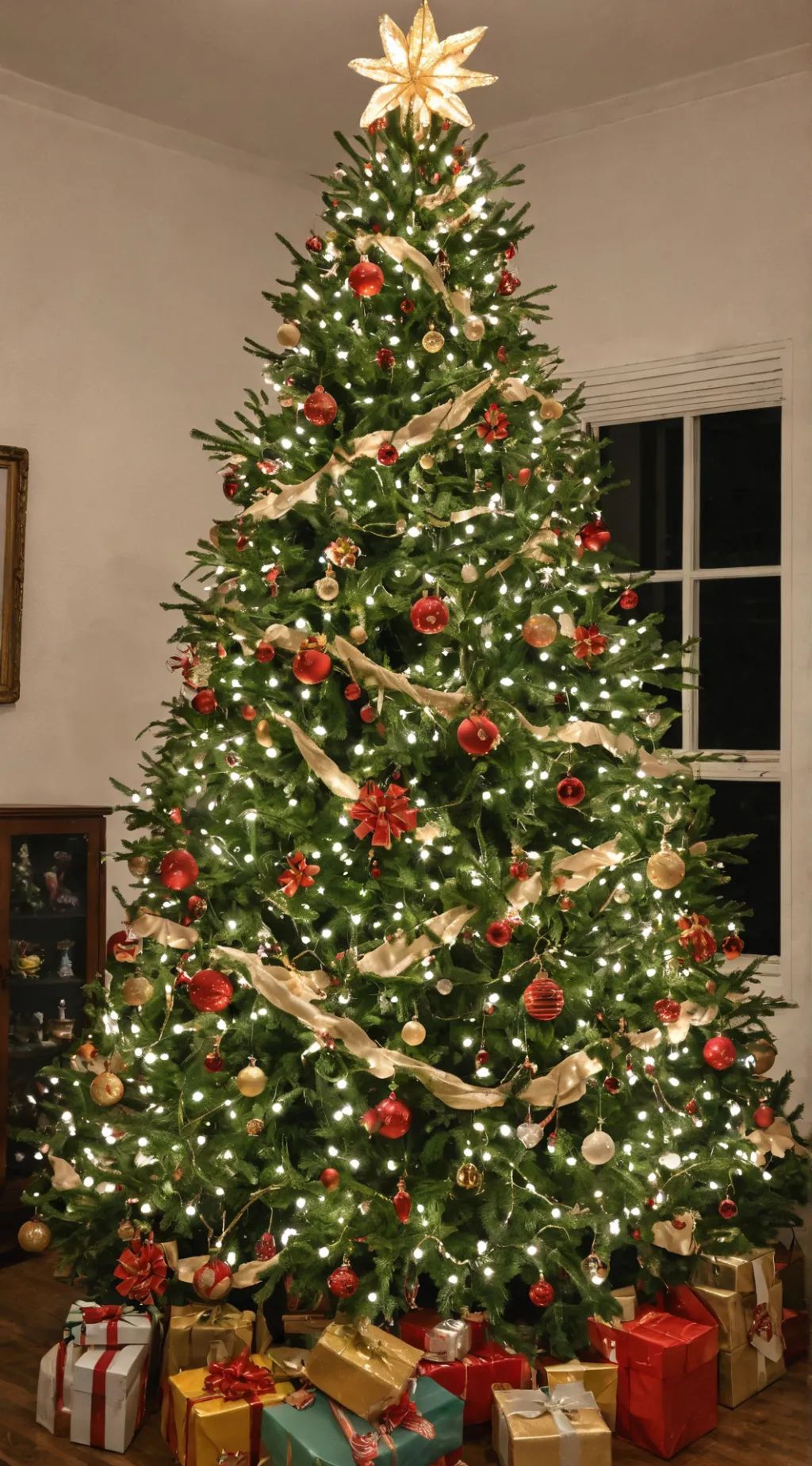 ai character: Mha Christmas  background