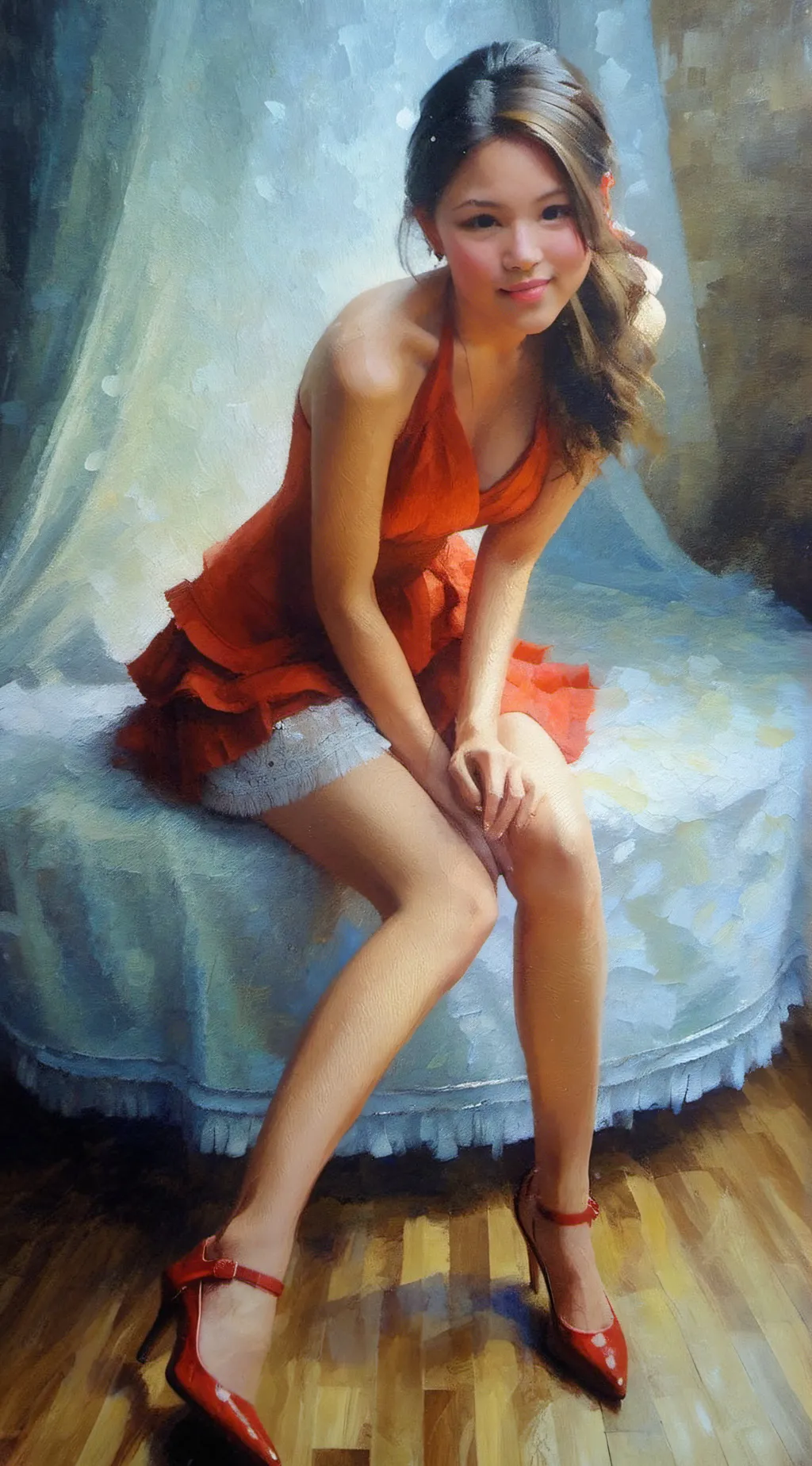 ai character: bella background