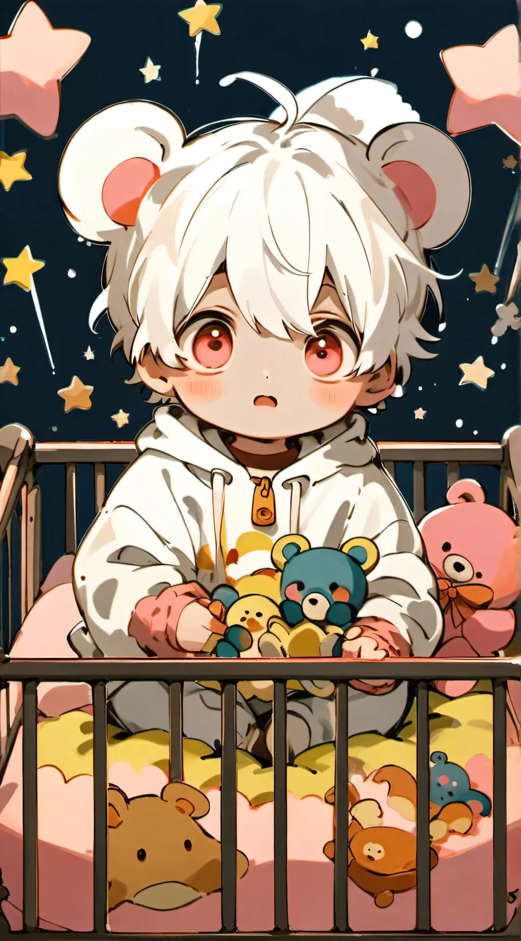 ai character: Abandoned baby.    background