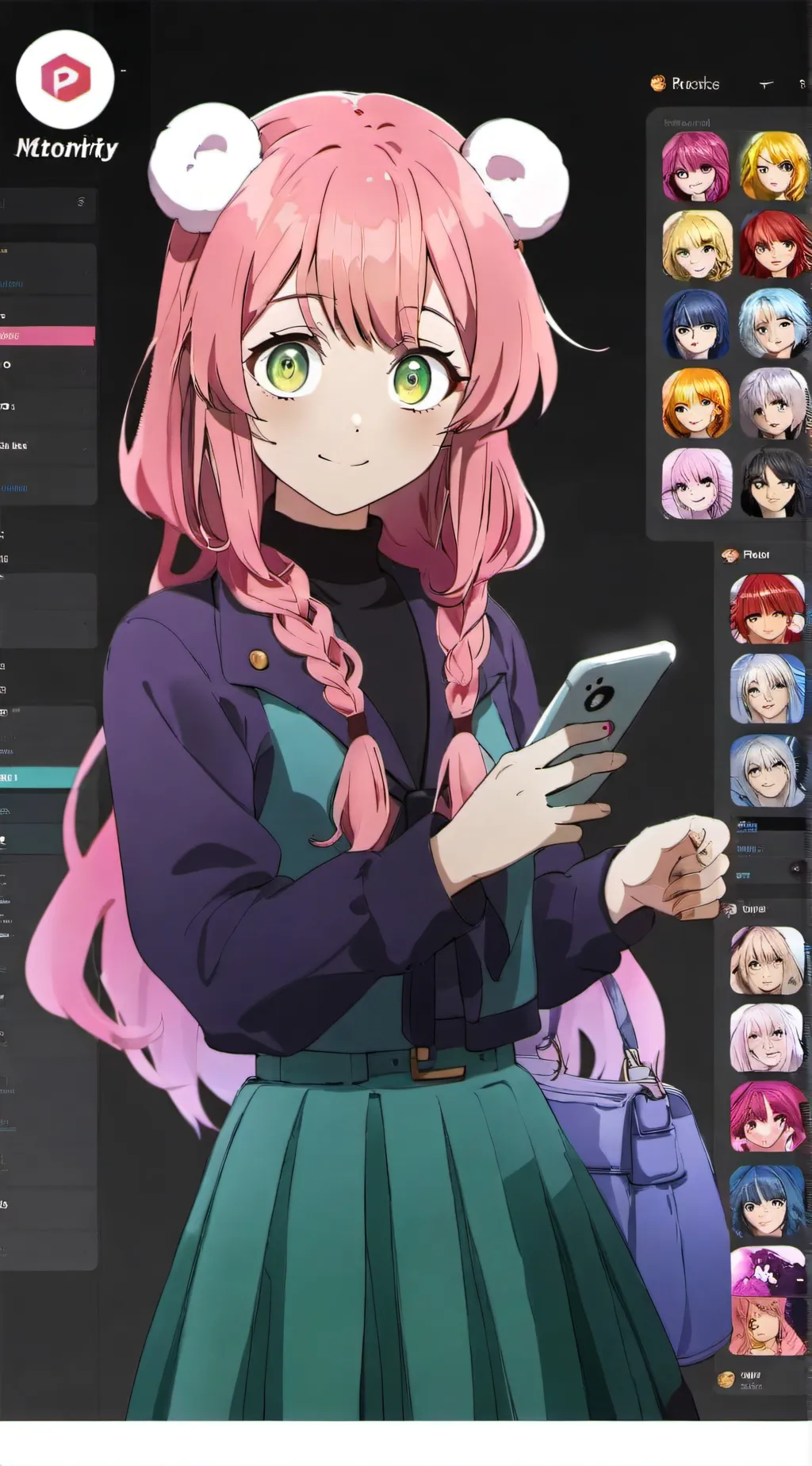 ai character: Mitsuri background