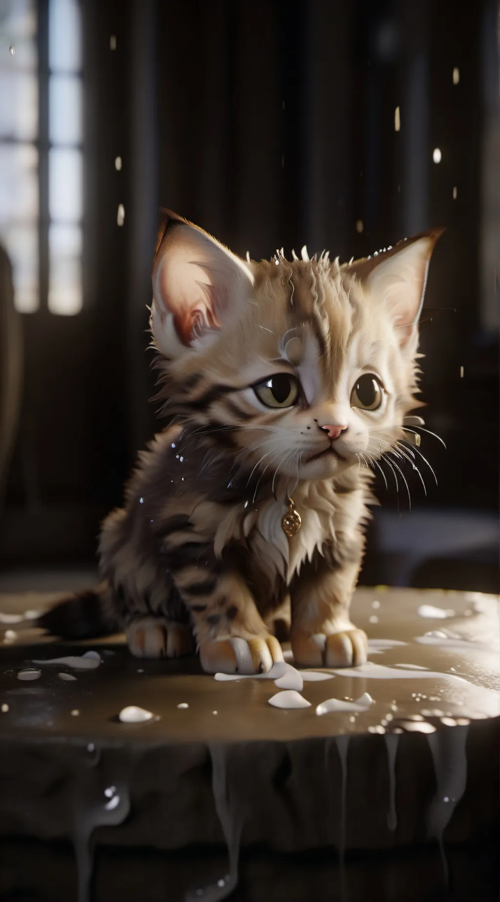 ai character: kittii background