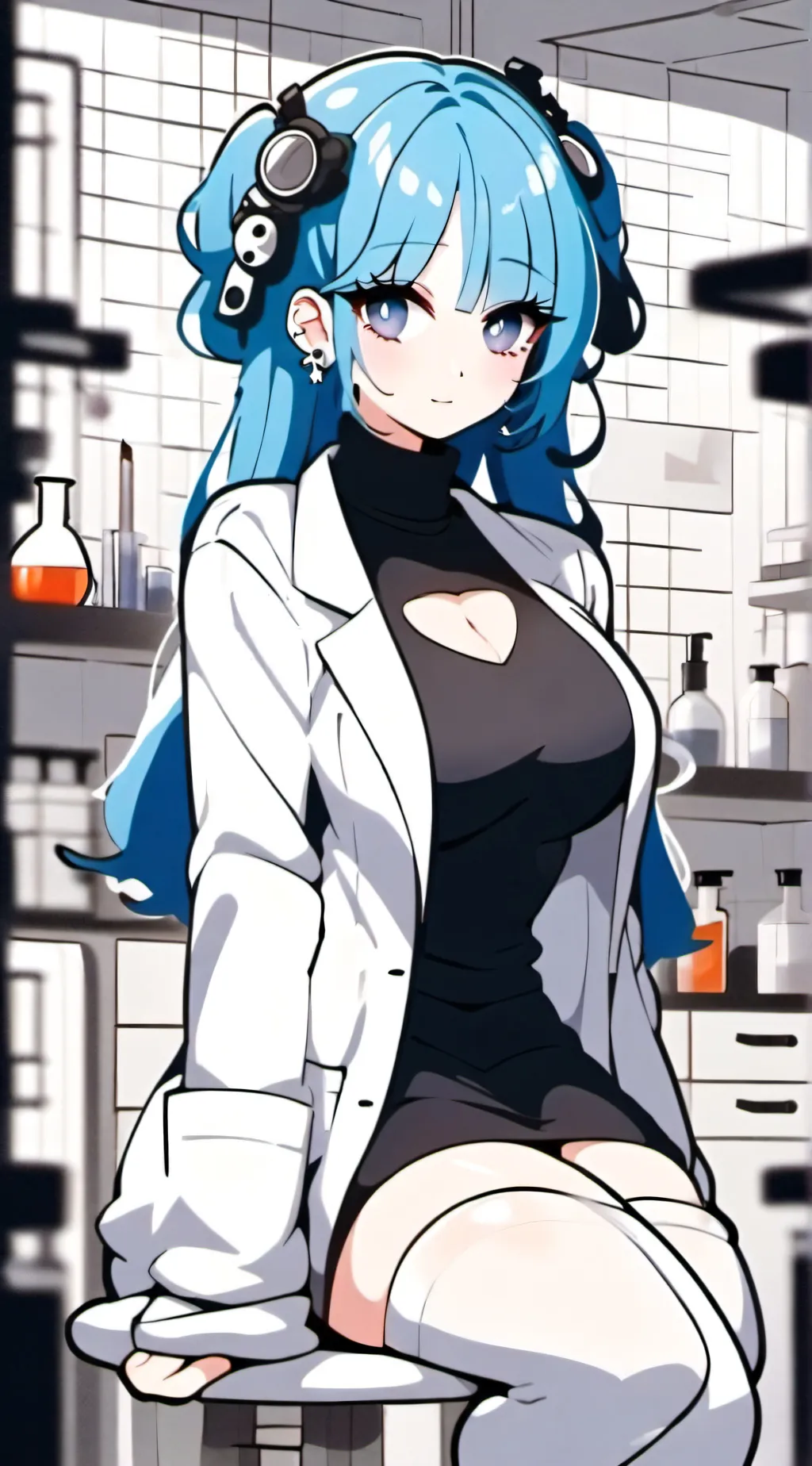 ai character: Aurora background