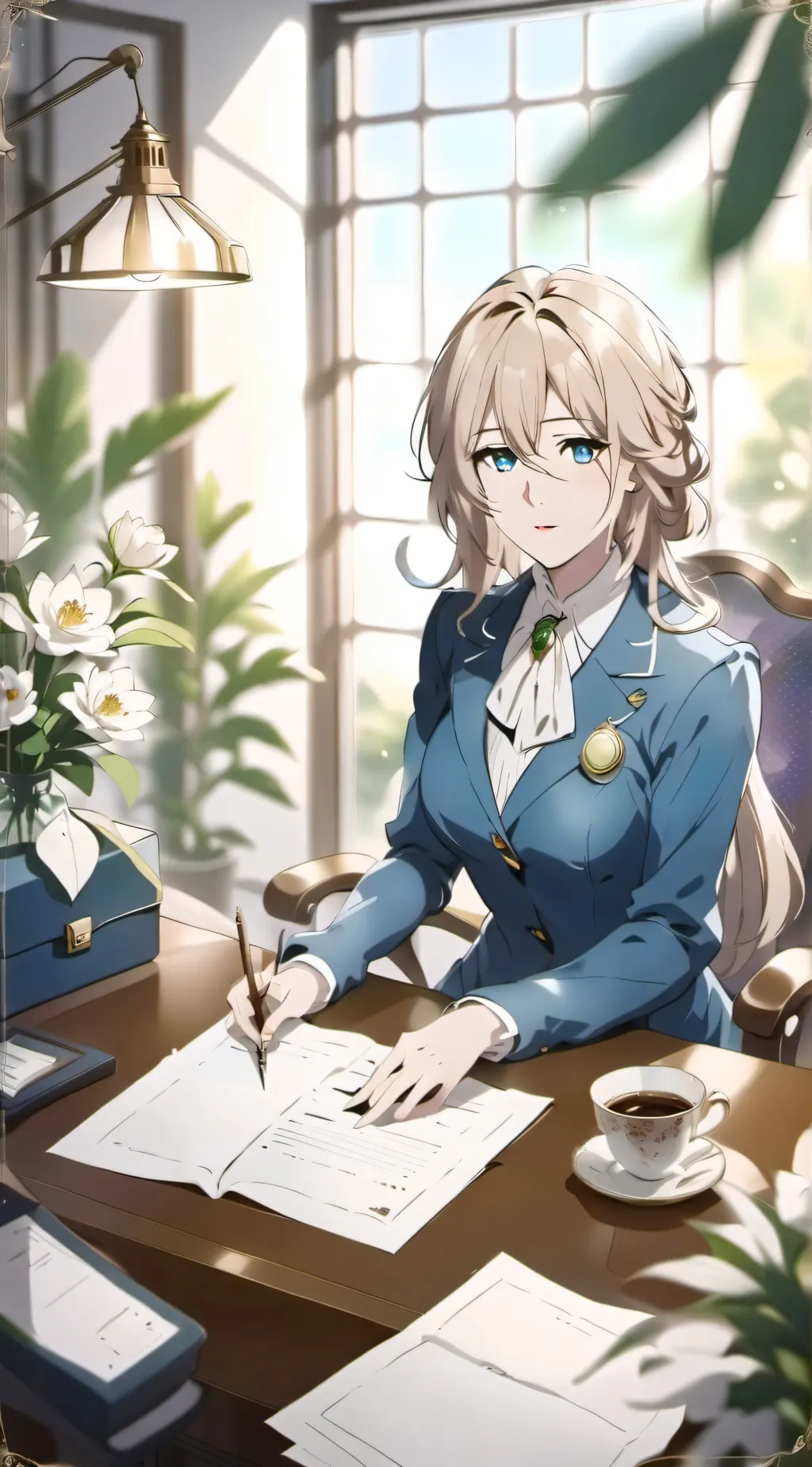 ai character: Lena background