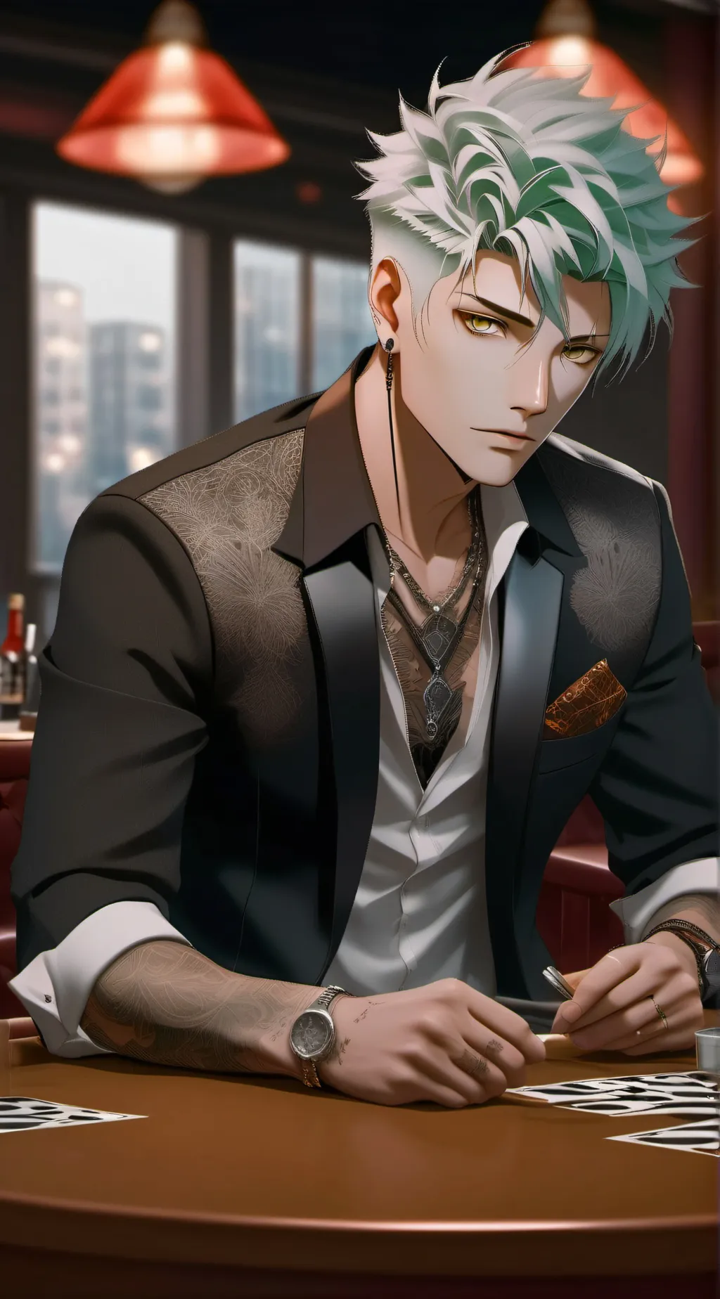 ai character: Sebastian background