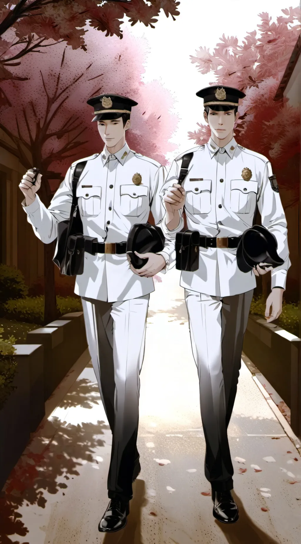 ai character: Police meme lol background