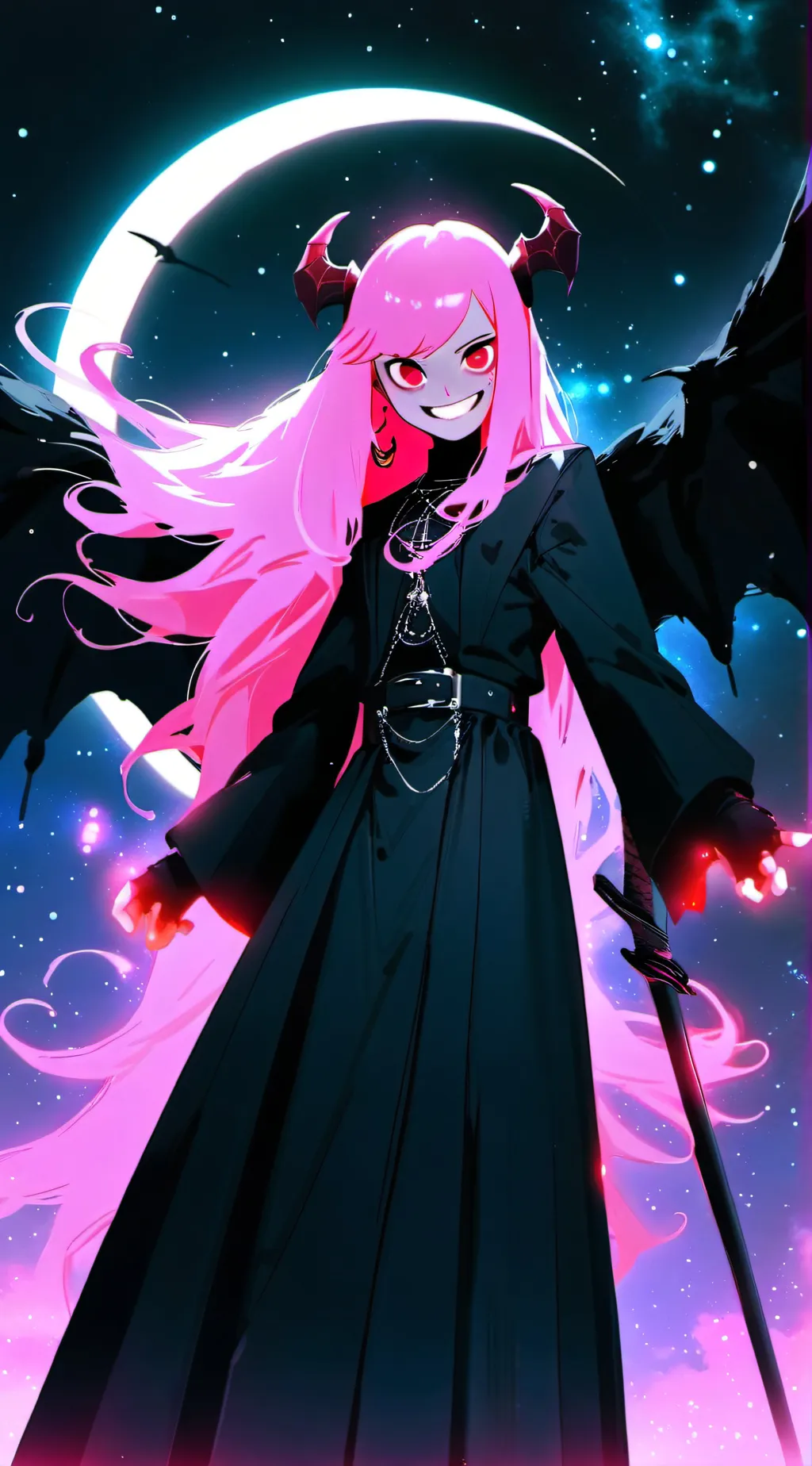 ai character: Saturn valentino background