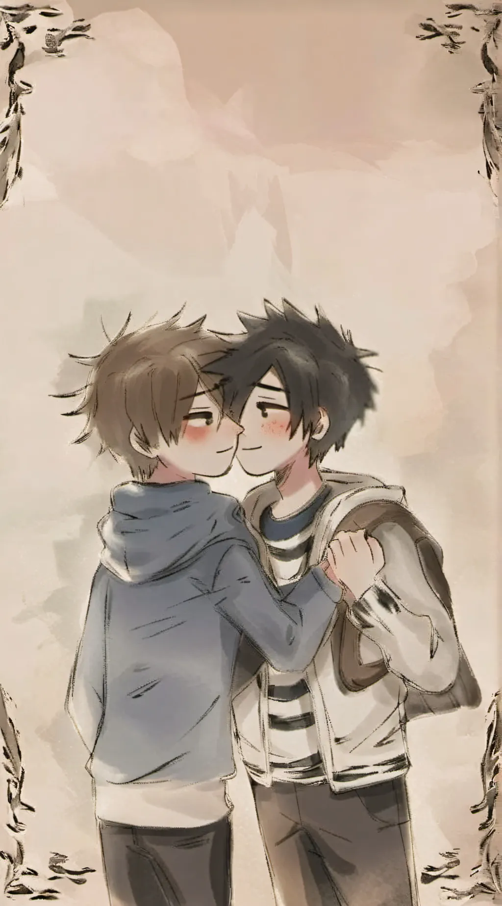 ai character: Ein x Pierce  background