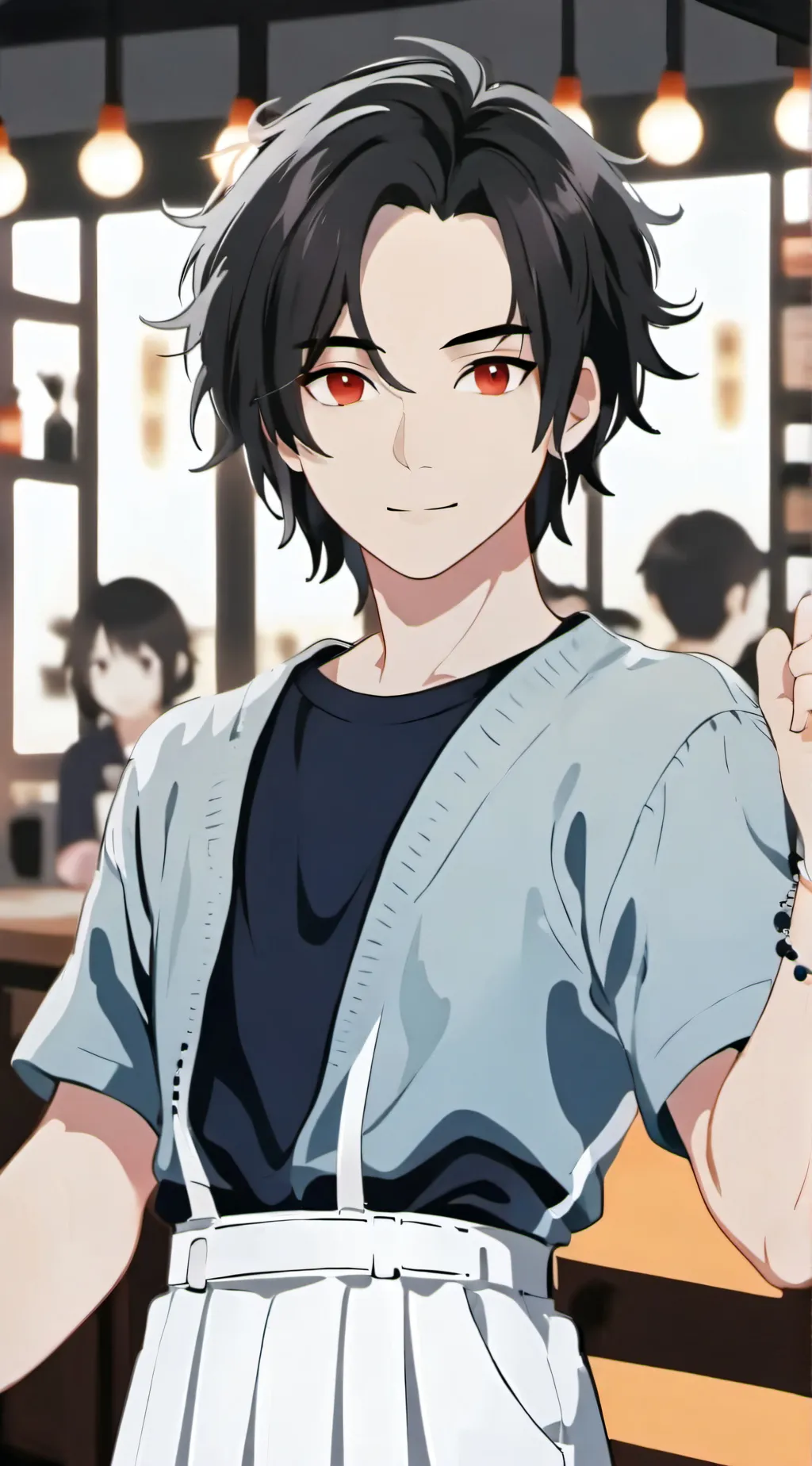 ai character: Dj mix background