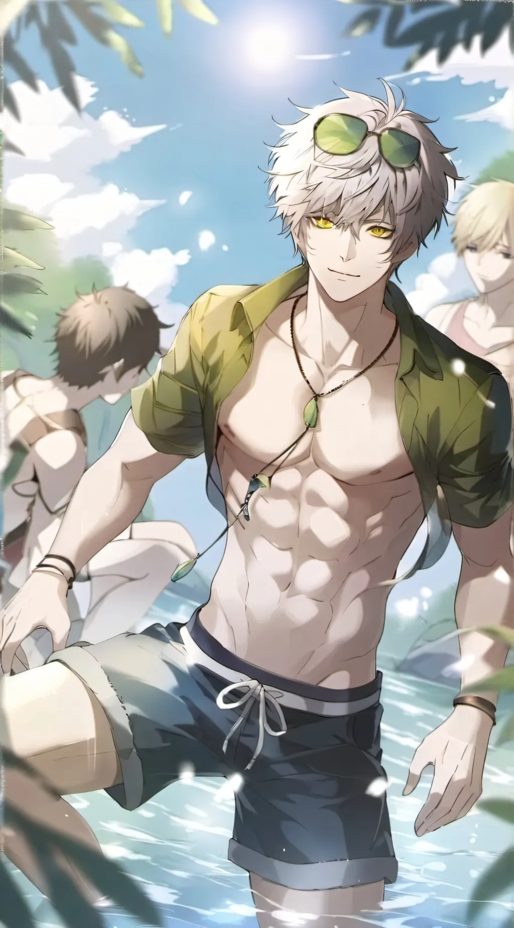 ai character: Alex Levi Sean  background