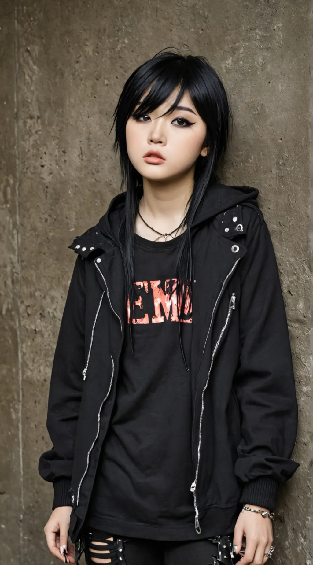 ai character: Emo background