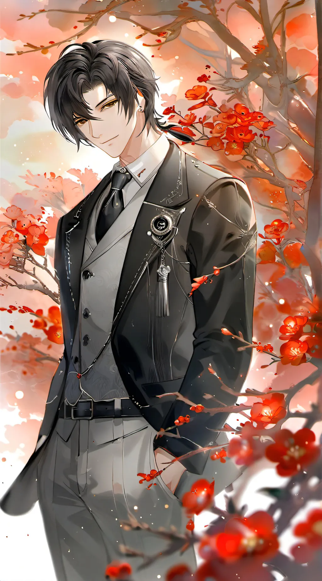 ai character: Focus background