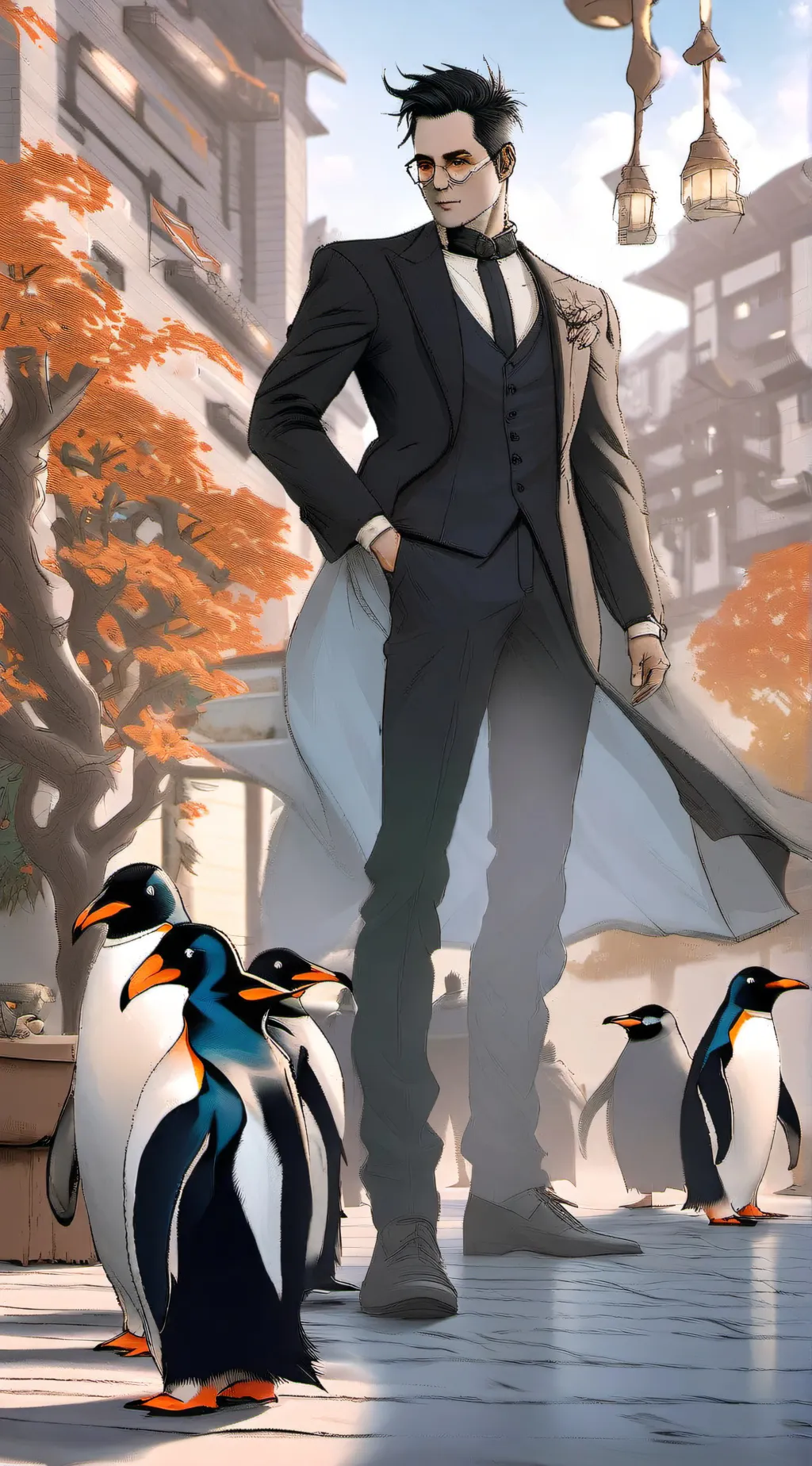 ai character: Oswald Cobblepot background