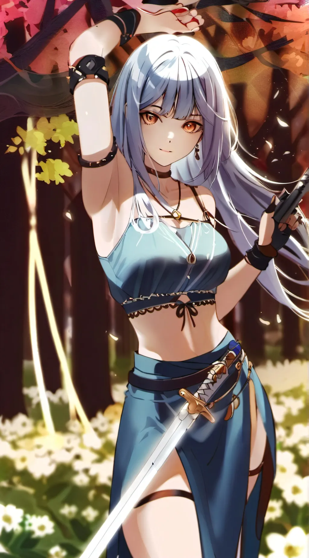 ai character: miss mariya background