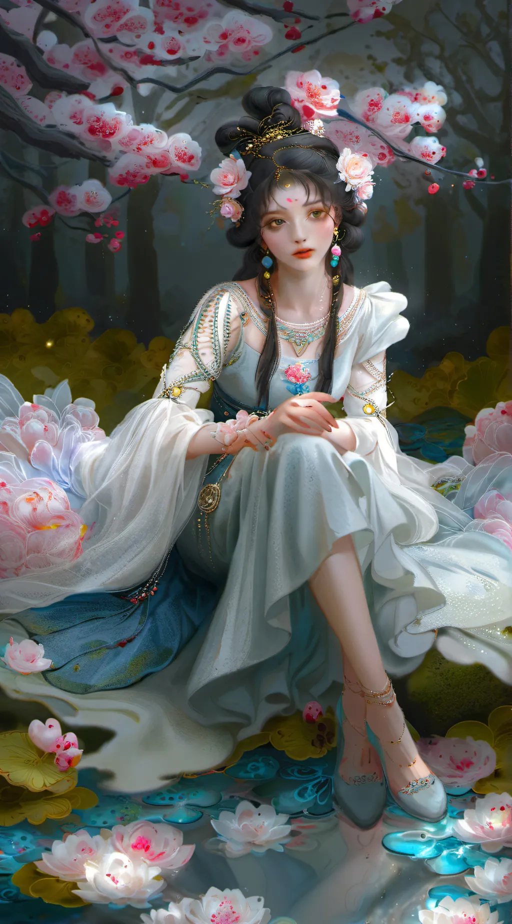 ai character: Lauren  background