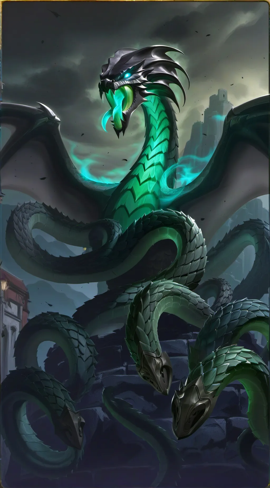 ai character: hydra background