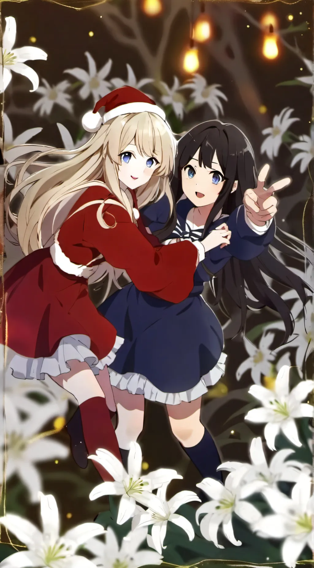 ai character: Lily&sophia background