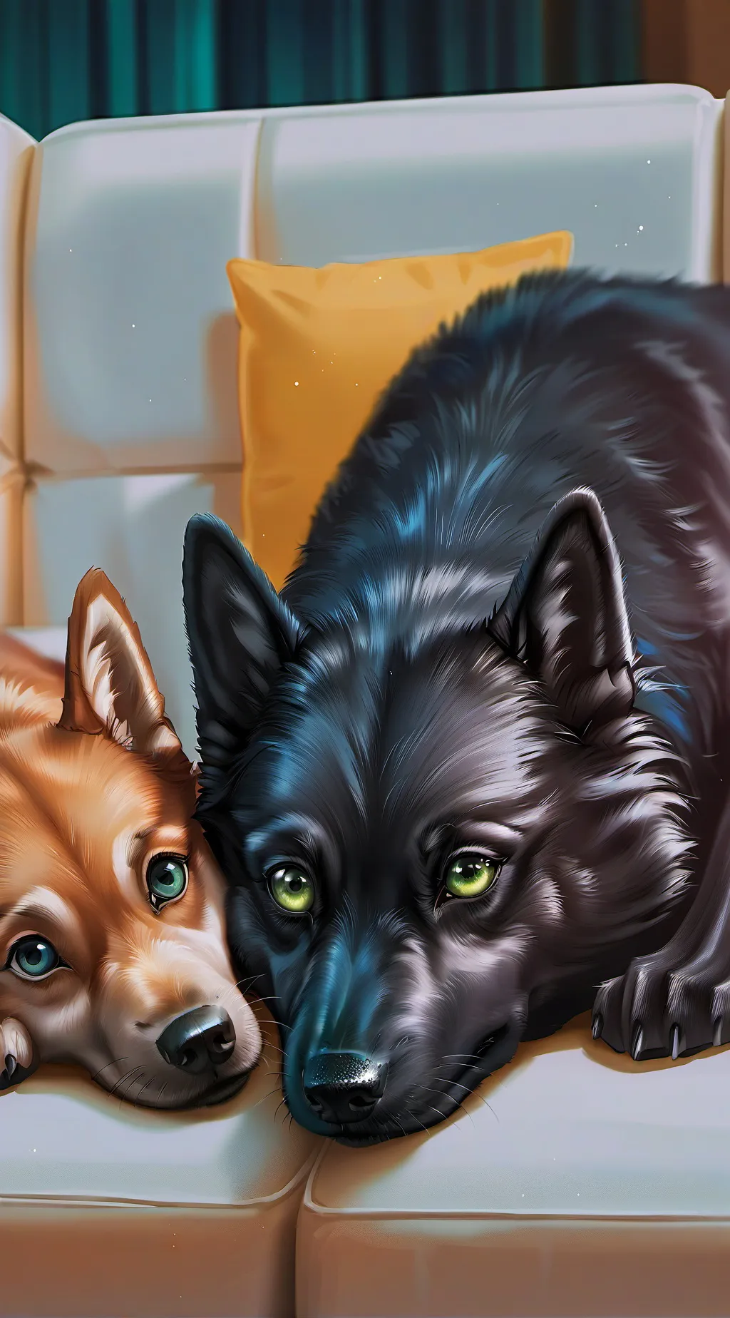 ai character: lexxy and axo background